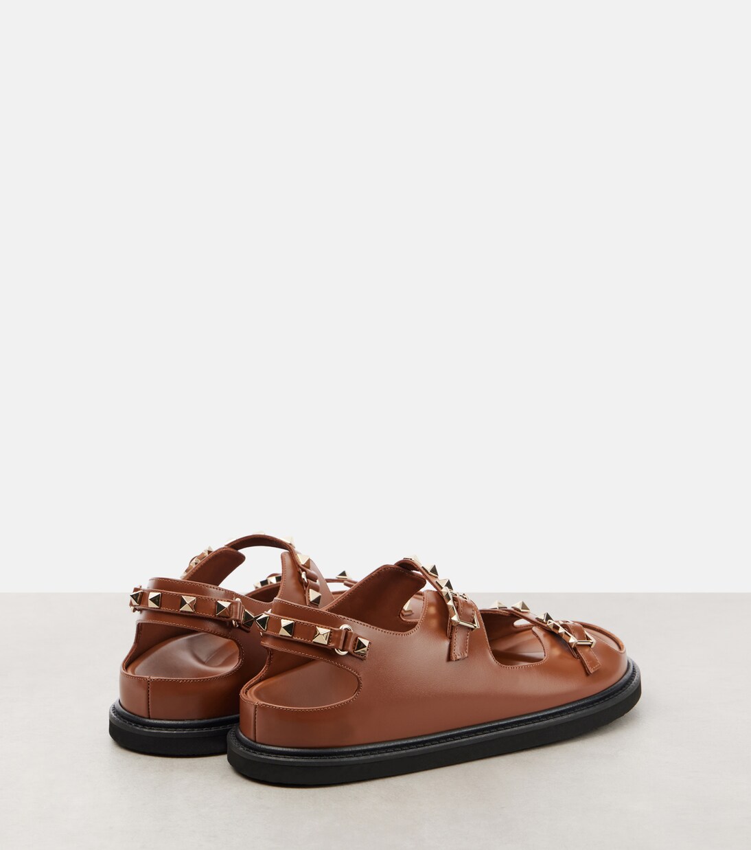 Sandalen Rockstud aus Leder | Valentino Garavani