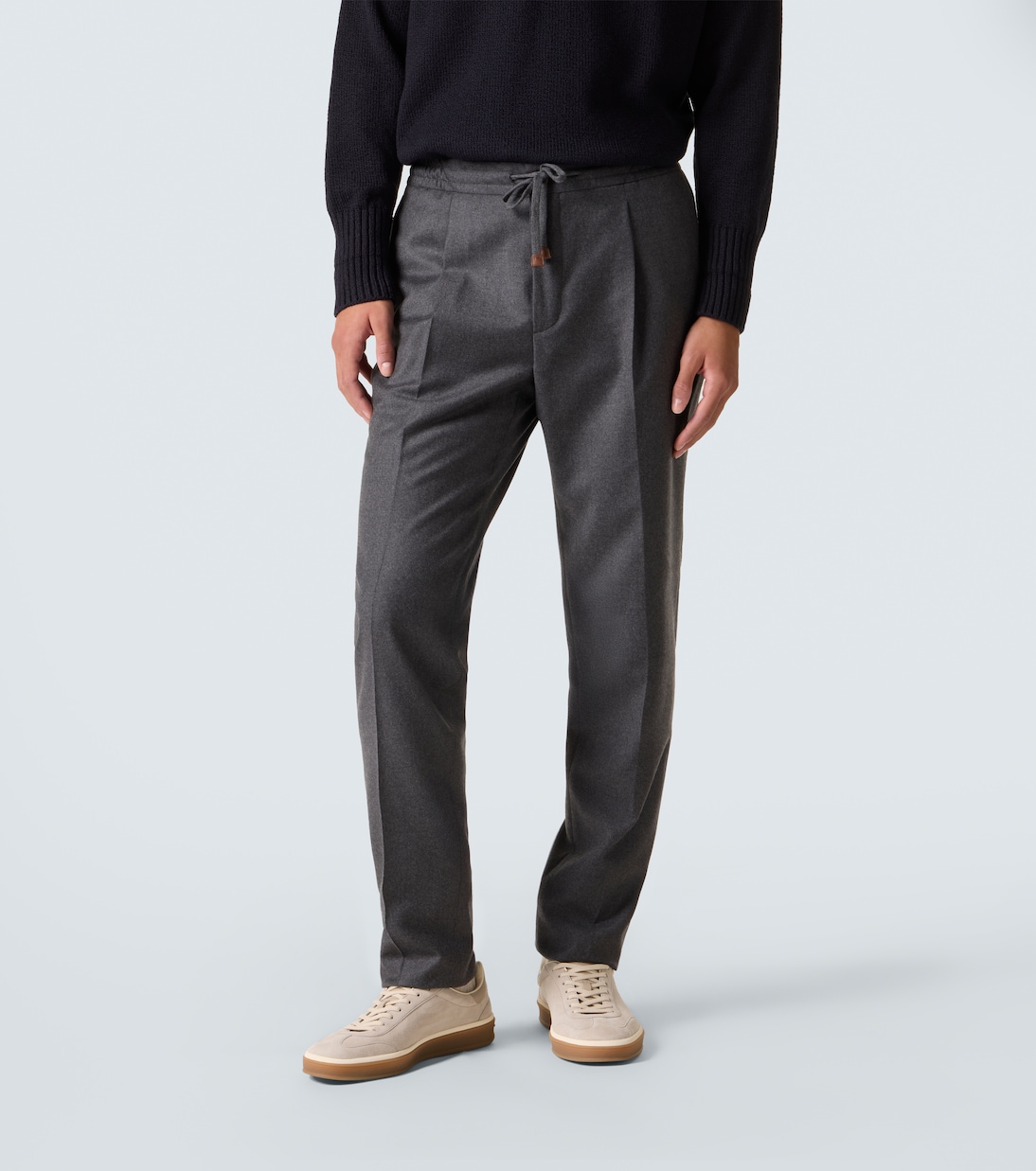 Wool tapered pants | Slowear