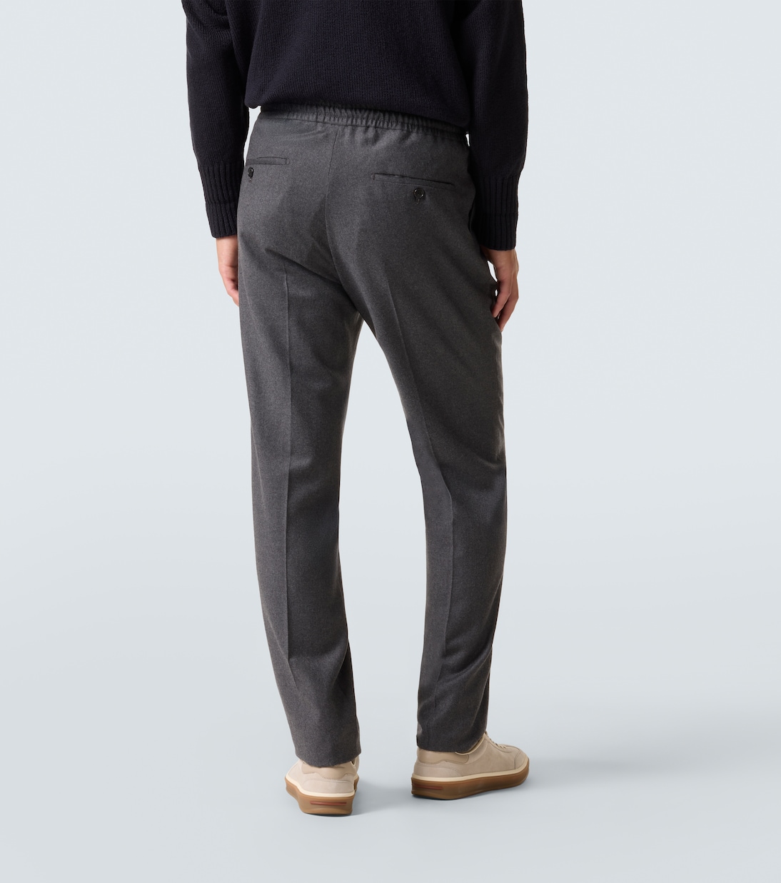 Wool tapered pants | Slowear