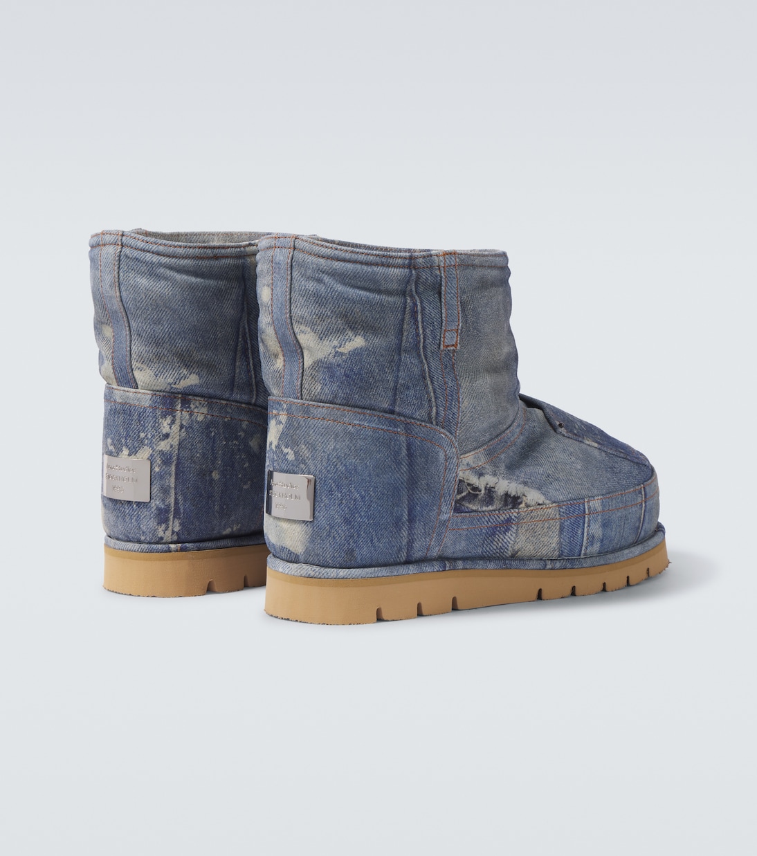 Trompe l'œil leather snow boots | Acne Studios