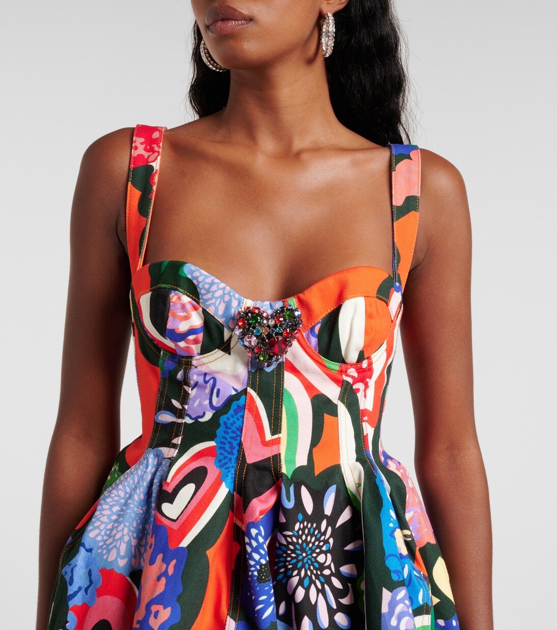 Robe imprimée en coton | Area