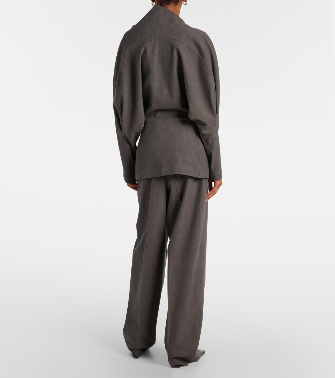 Draped wool-blend top | Bottega Veneta