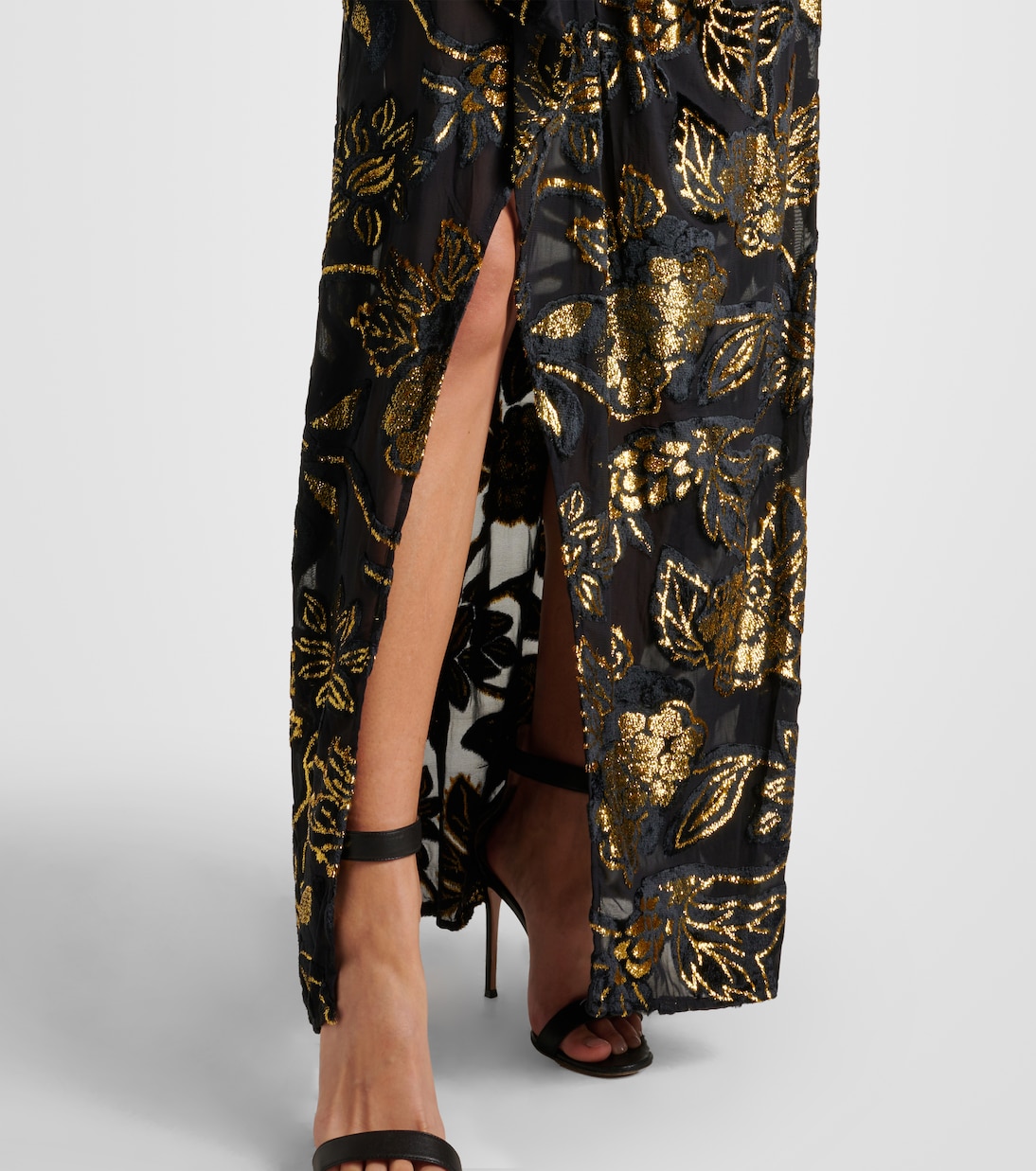 Wickelkleid Marzia aus Lamé-Samt | Simkhai