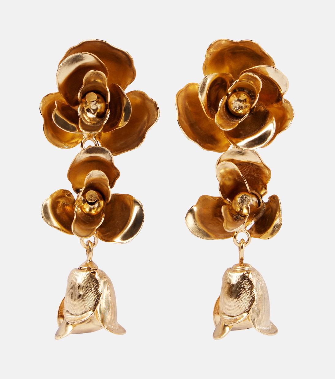 أقراط دروب مطلية بالذهب Amyrin Small | Jennifer Behr