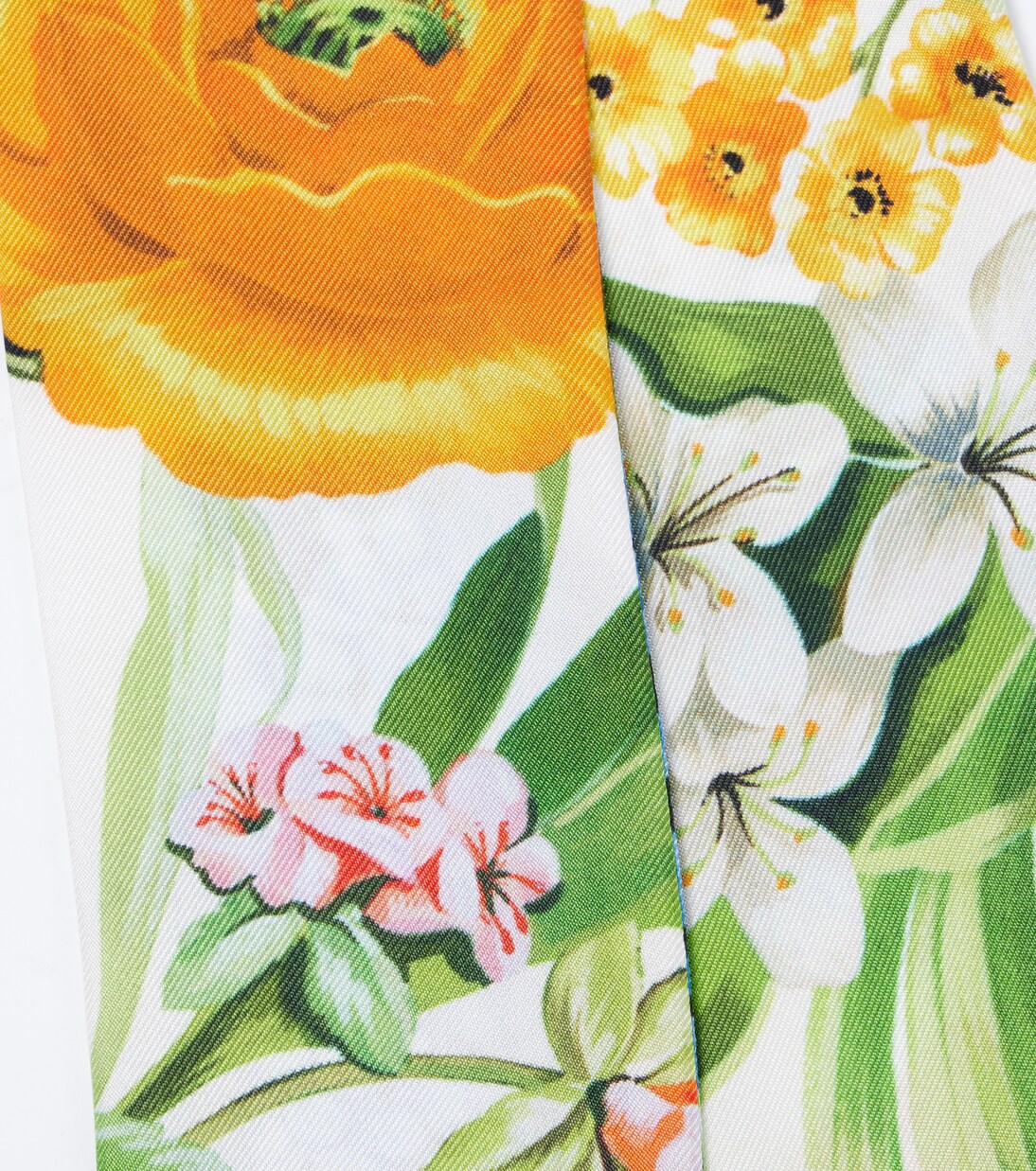 Floral silk twill scarf | Dolce&Gabbana
