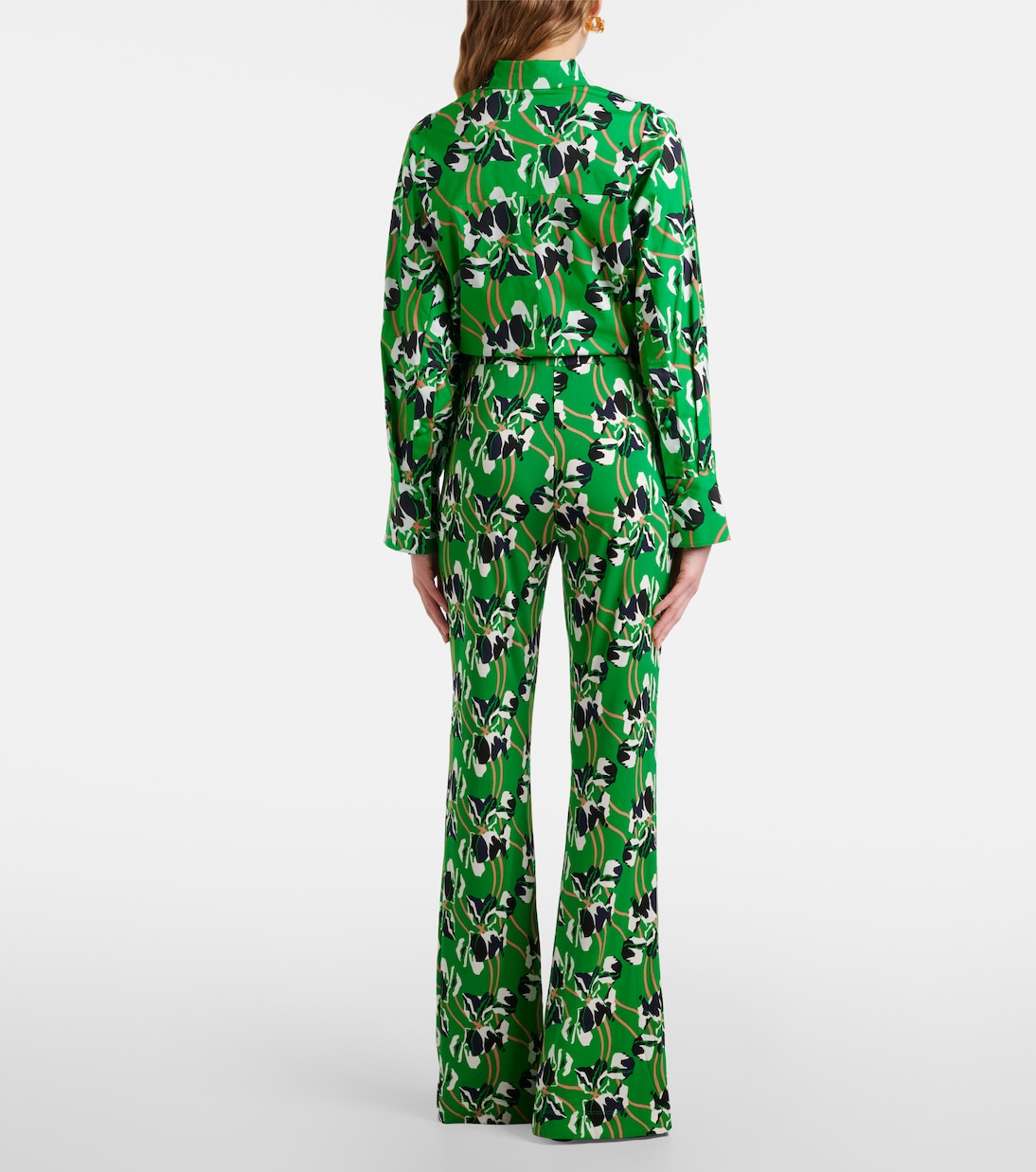 Pantalon évasé Brooklyn imprimé | Diane von Furstenberg