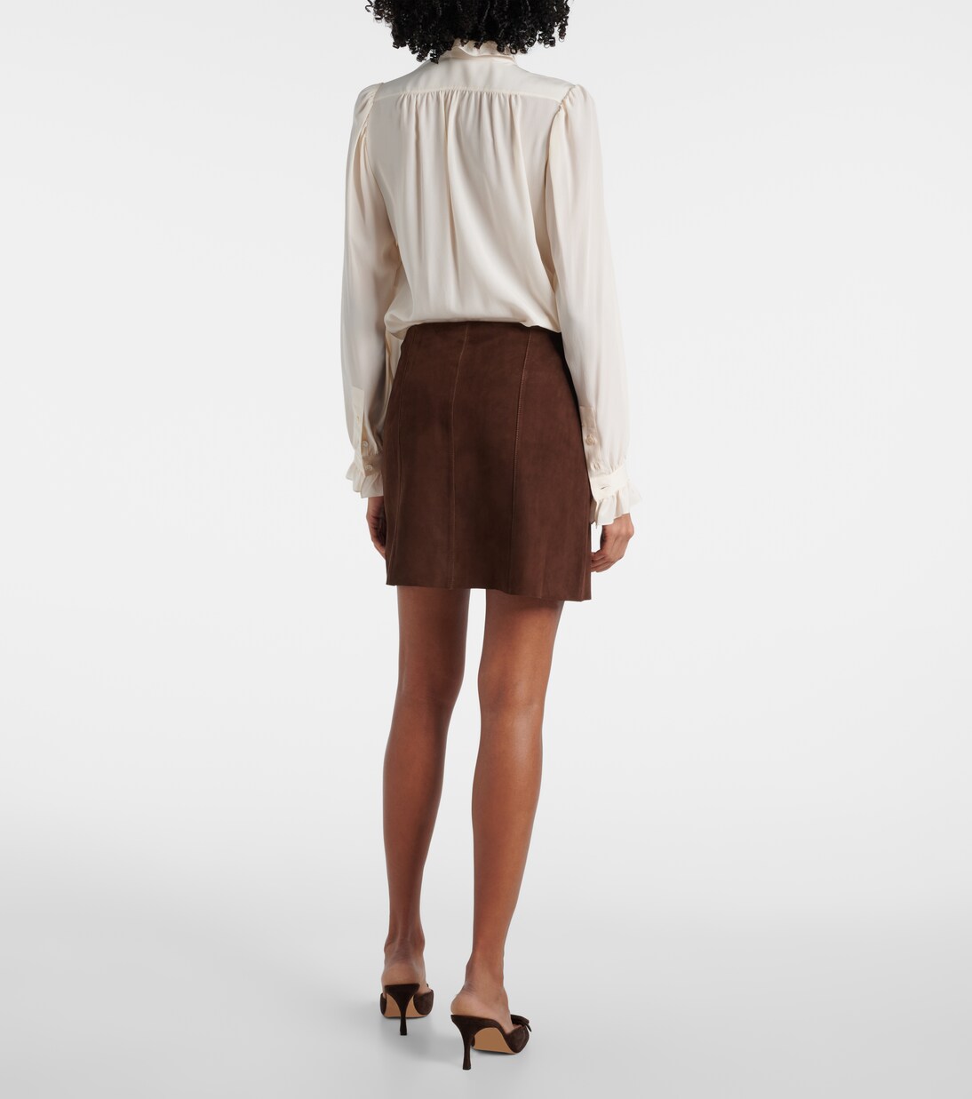 Minirock Wiley aus Veloursleder | Rixo