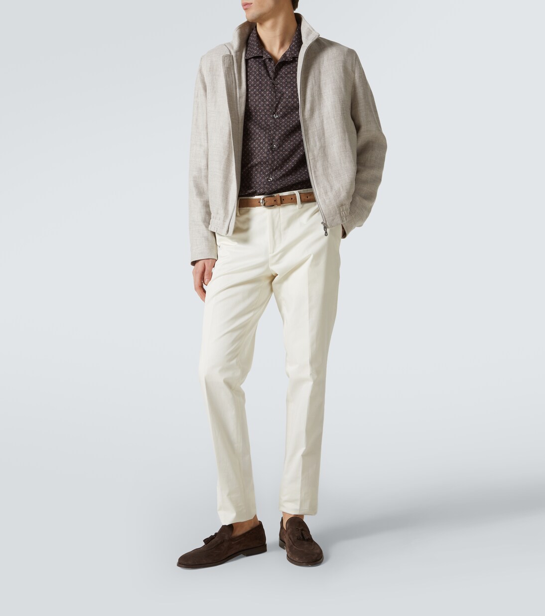 Printed cotton shirt | Brunello Cucinelli