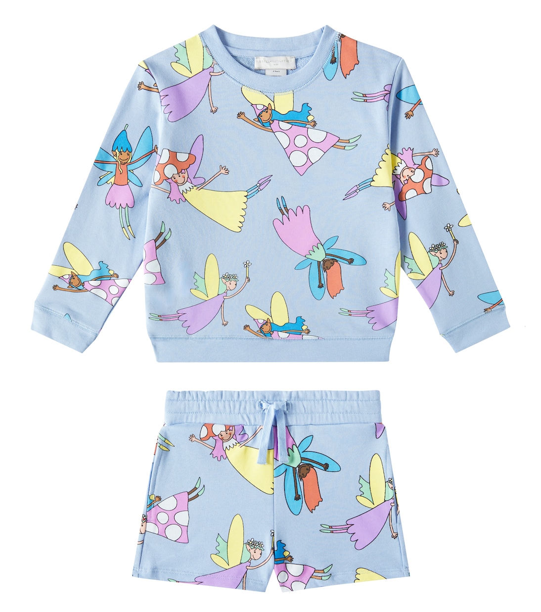 Set aus Pullover und Shorts aus Baumwolle | Stella McCartney Kids