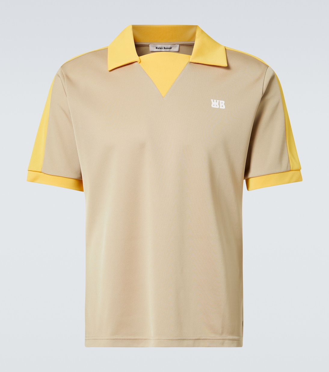 Logo colorblocked polo shirt | Wales Bonner
