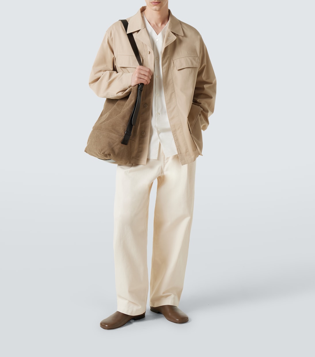 Cotton twill overshirt | Lemaire