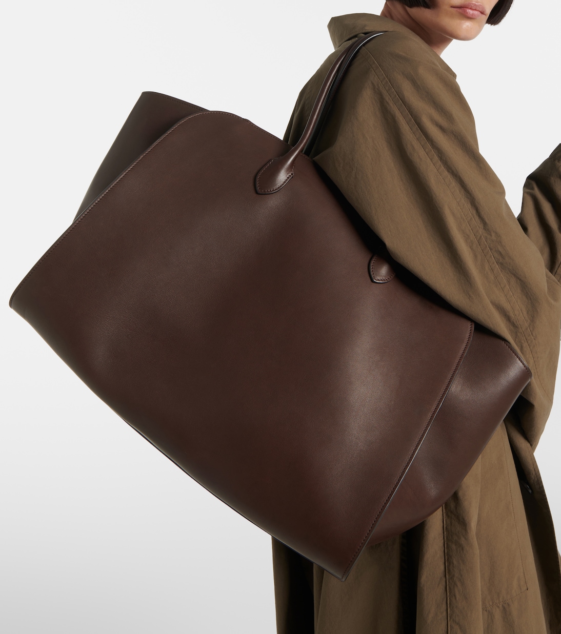 Borsa Marlo Large in pelle | The Row