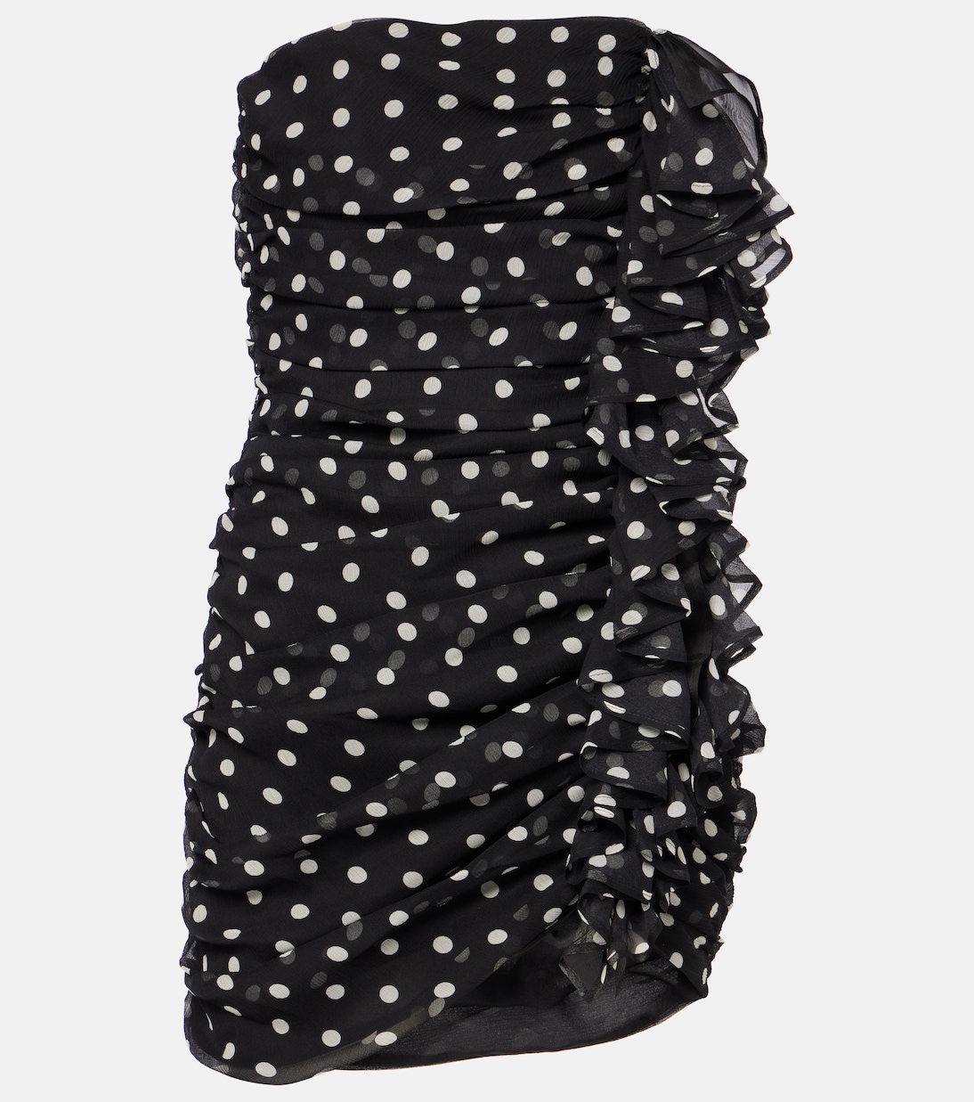 Polka-dot silk chiffon minidress | Nina Ricci