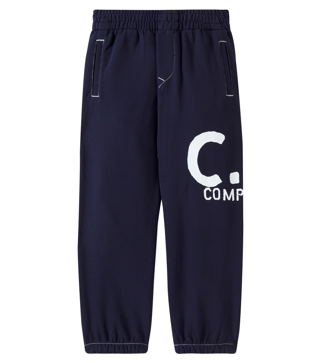 Cotton-blend fleece sweatpants | C.P. Company Kids