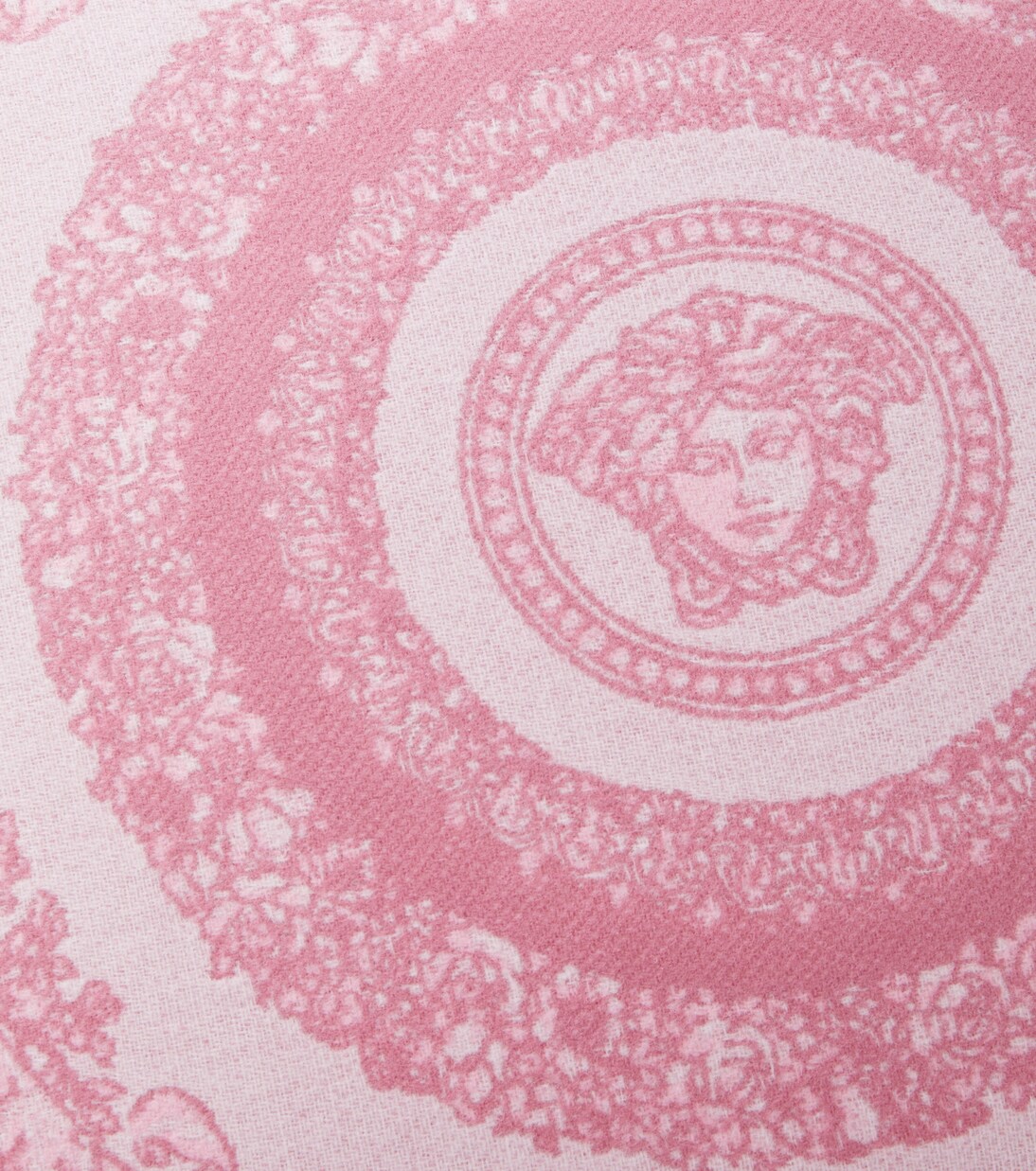 Crete de Fleur wool and cashmere cushion | Versace Home