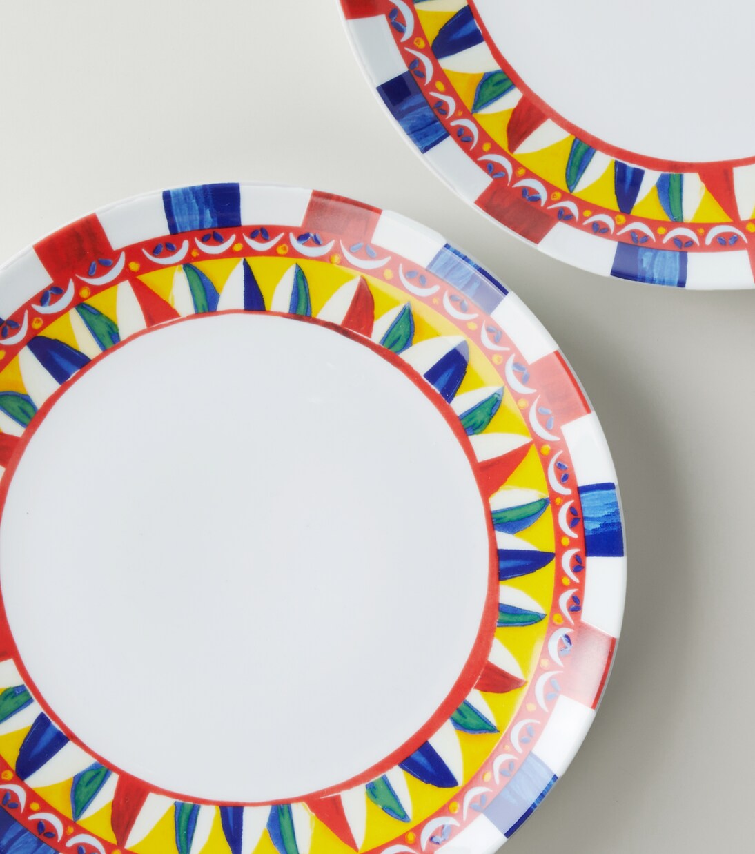 Set of 2 porcelain dinner plates | Dolce&Gabbana Casa