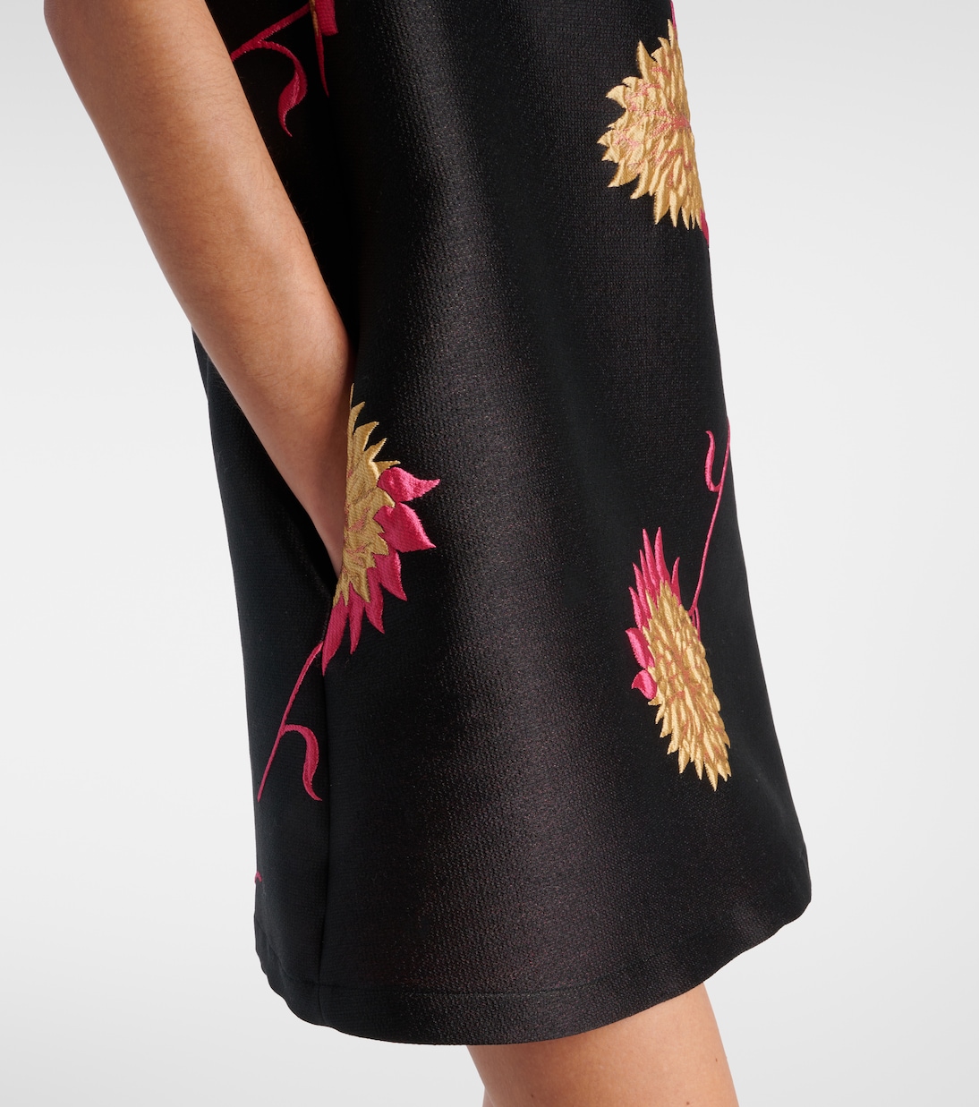 Abito corto Swing in jacquard | La DoubleJ