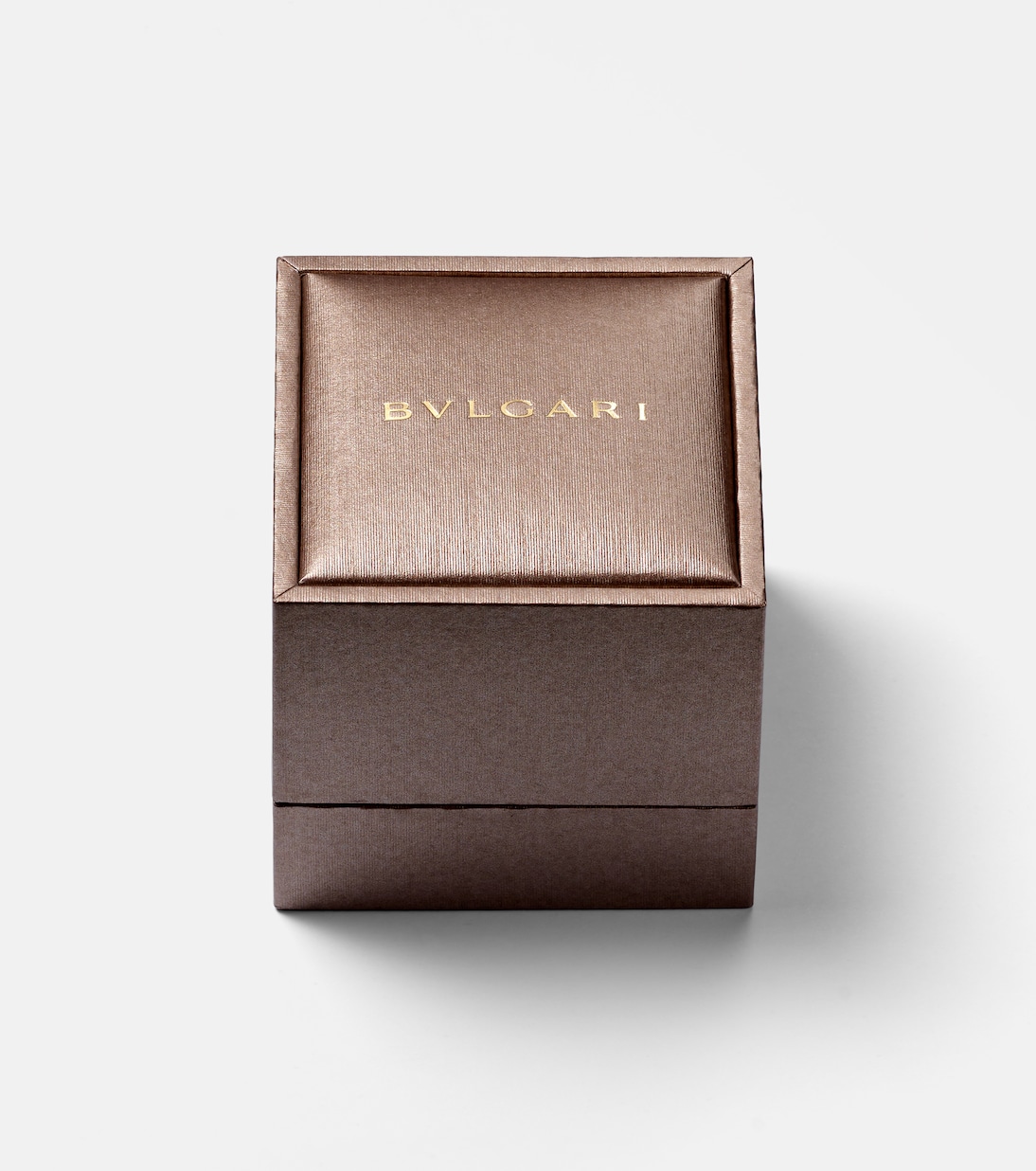 B.zero1 18kt rose gold and ceramic ring | Bvlgari