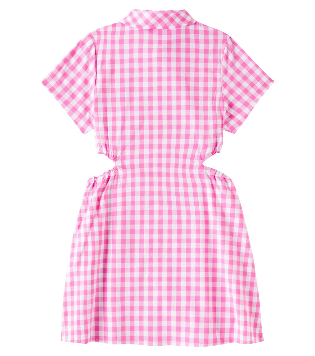 Robe en coton mélangé à carreaux | Moschino Kids