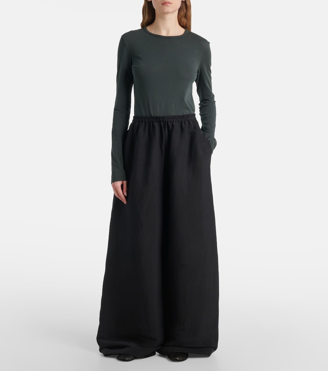 Bellana silk wide-leg pants | The Row