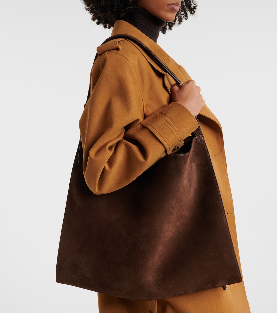 Tote Bag Baggy aus Veloursleder | Christian Louboutin