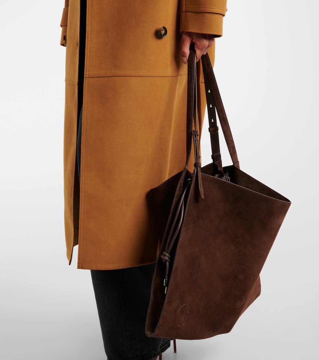 Tote Bag Baggy aus Veloursleder | Christian Louboutin