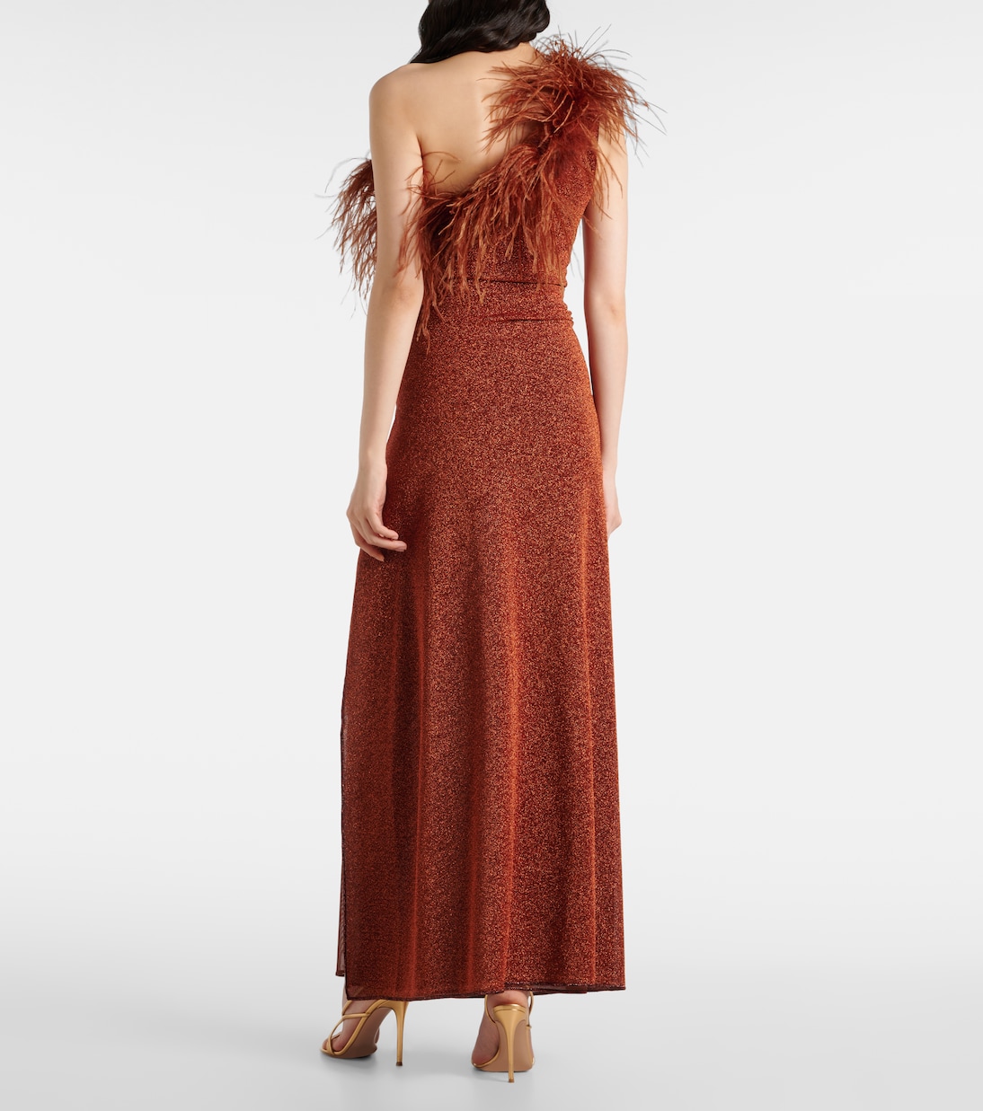 Lumière Plumage maxi dress | Oséree