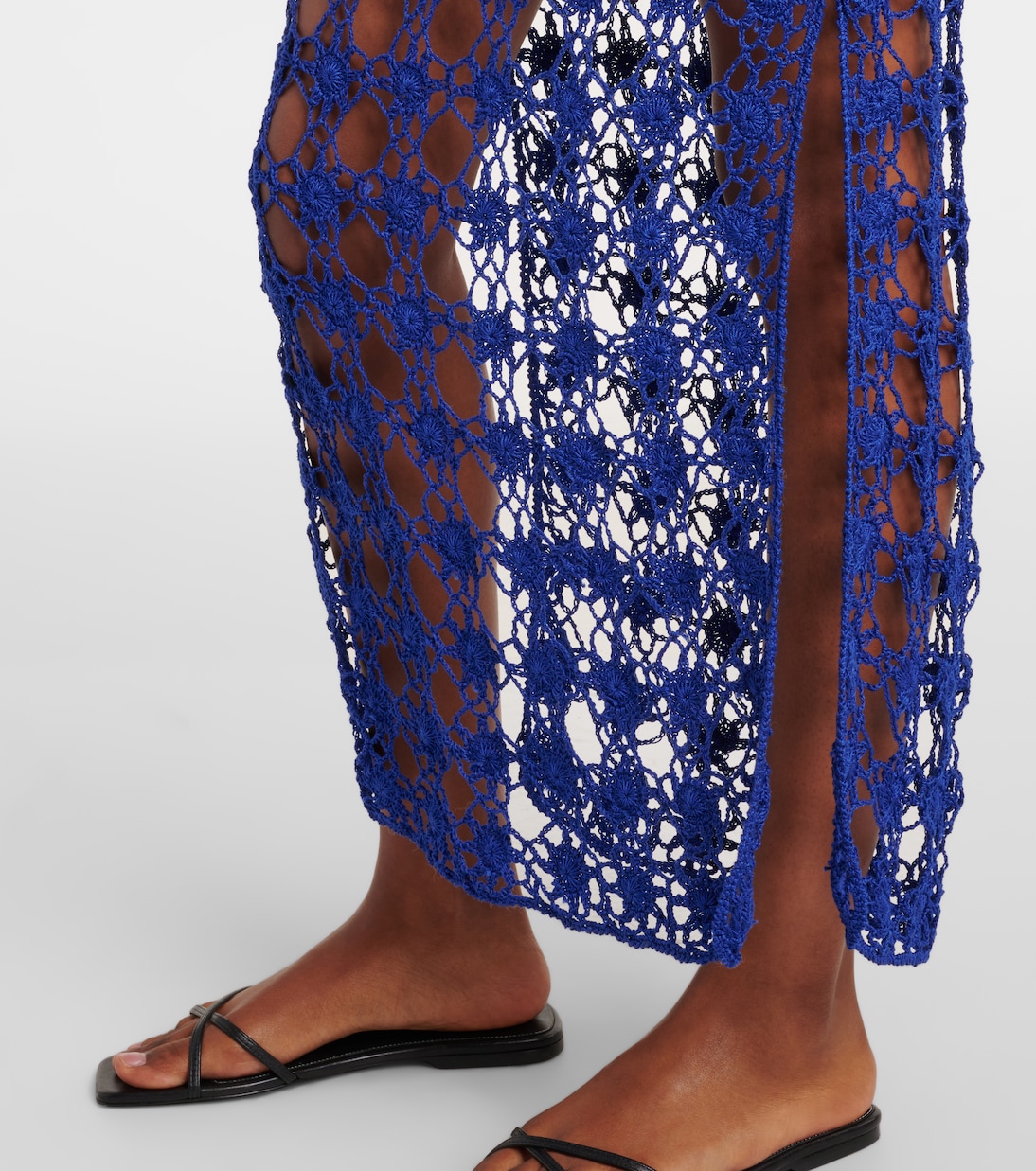 Crochet cotton maxi dress | Anna Kosturova