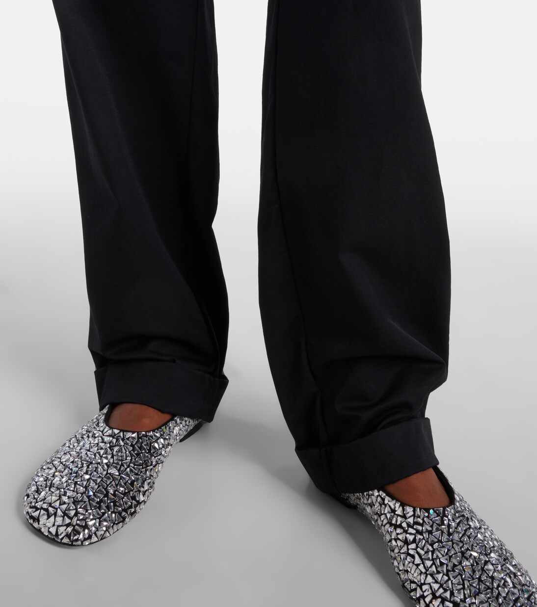 Pantalon ample White Label Barret en coton | Proenza Schouler