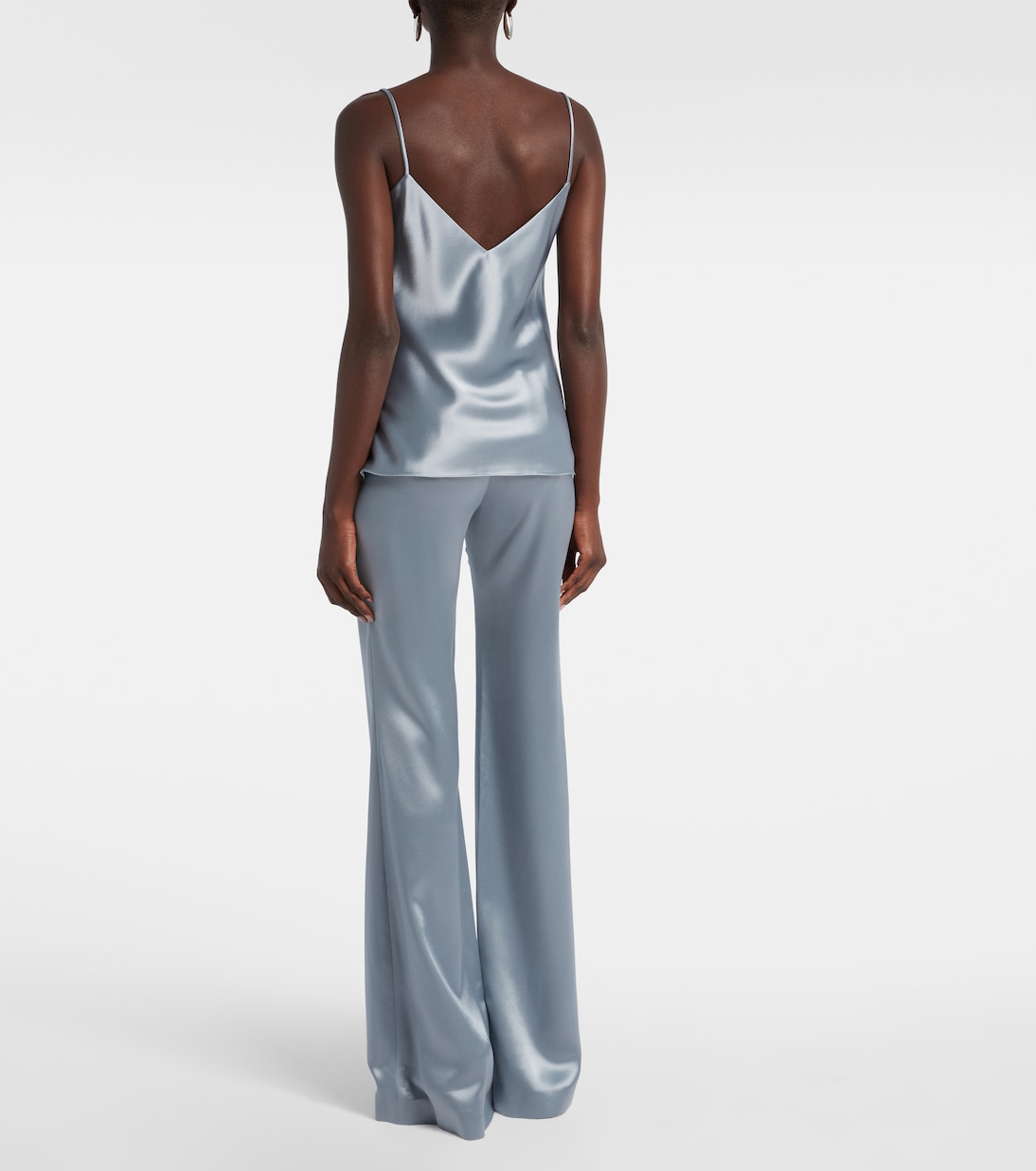 Top lencero Ischia de satén | Galvan