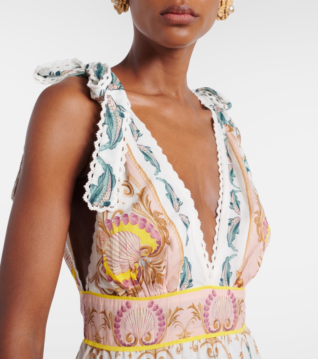 Maritime Magic printed midi dress | Farm Rio