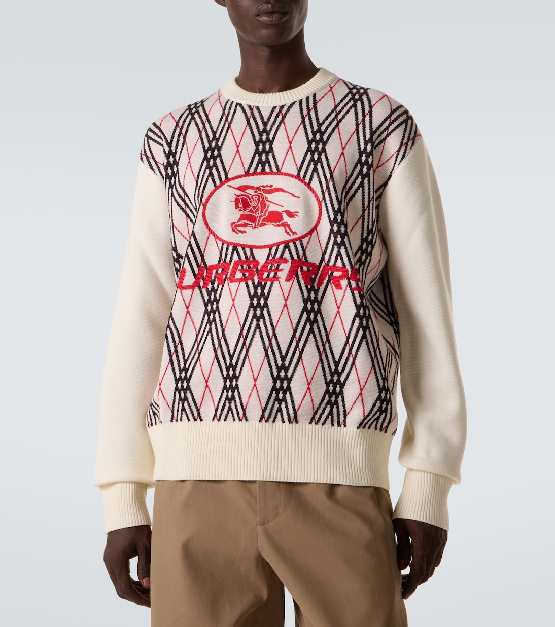 Pull Argyle en jacquard | Burberry