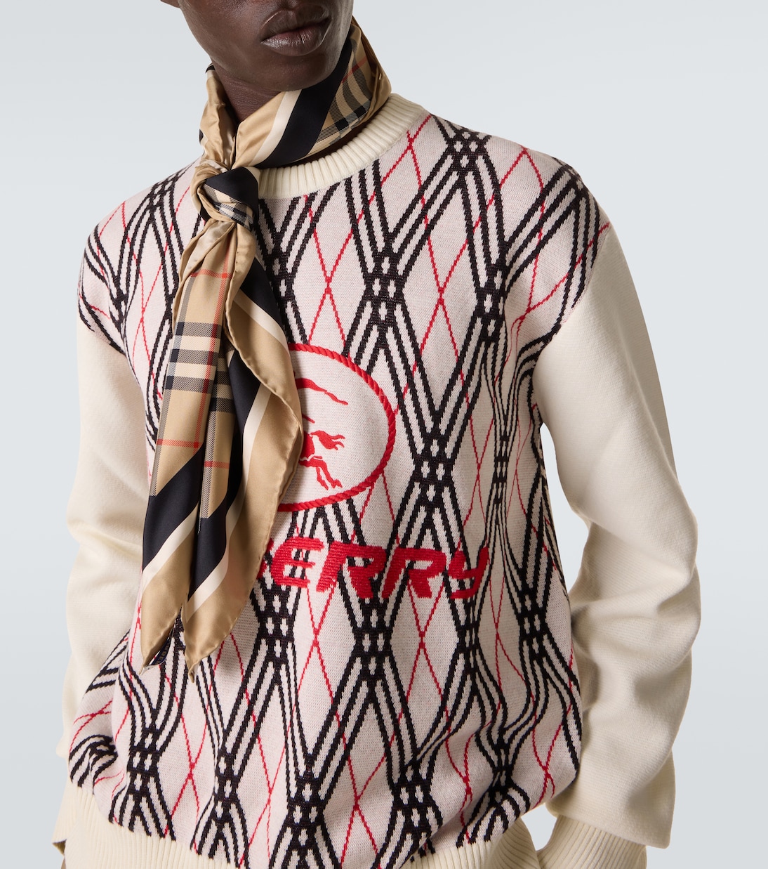 Pull Argyle en jacquard | Burberry