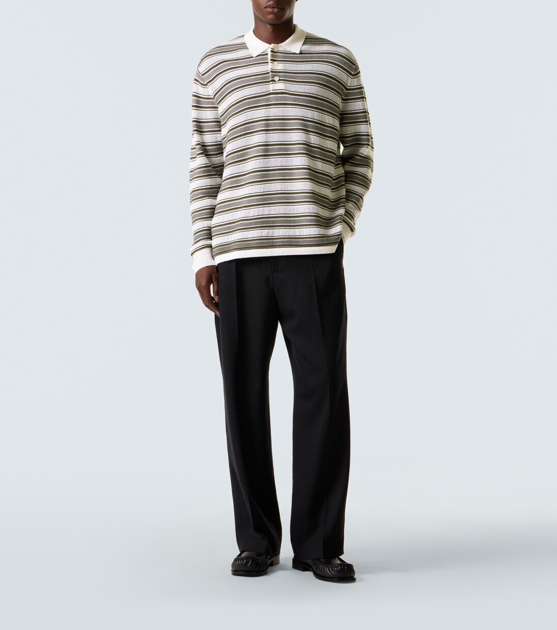 Polopullover Samuel aus einem Wollgemisch | Wales Bonner