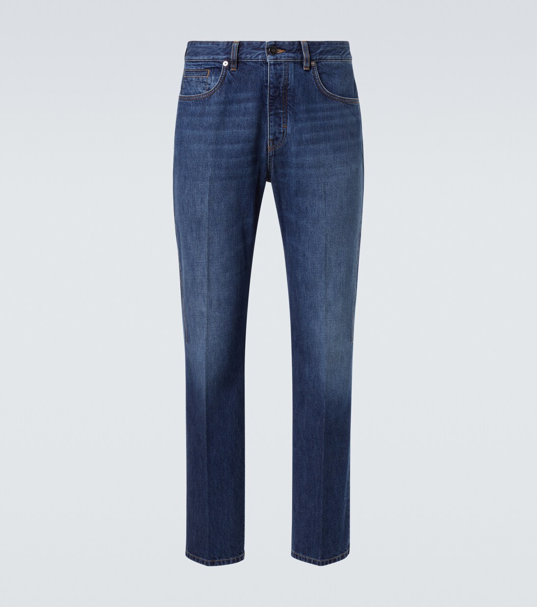 Faded mid-rise straight jeans | Givenchy