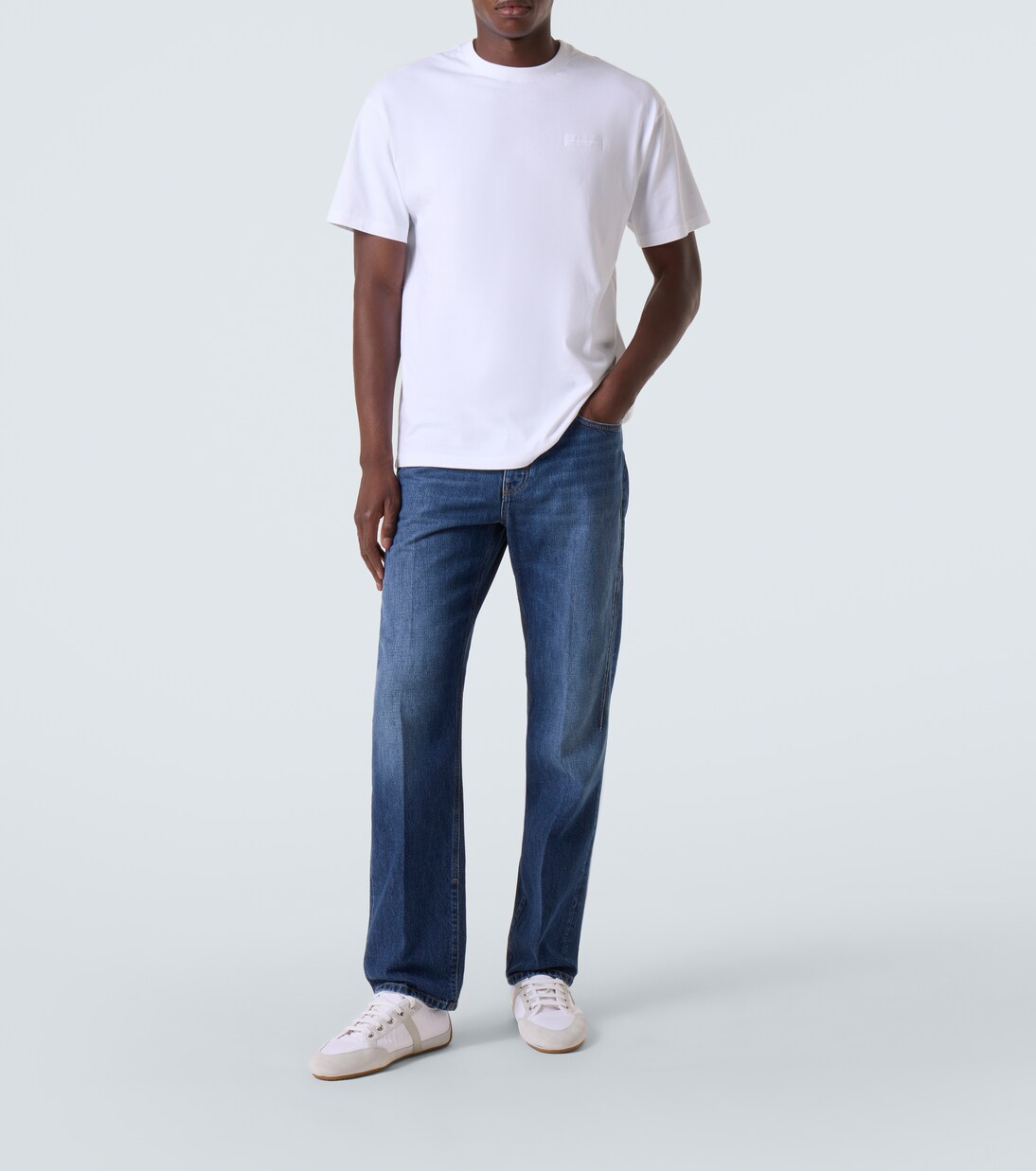 Faded mid-rise straight jeans | Givenchy