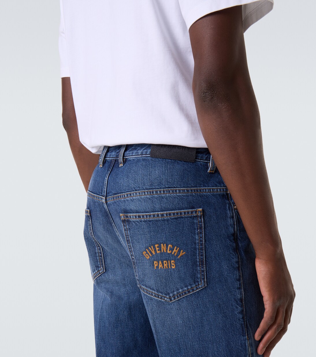 Faded mid-rise straight jeans | Givenchy