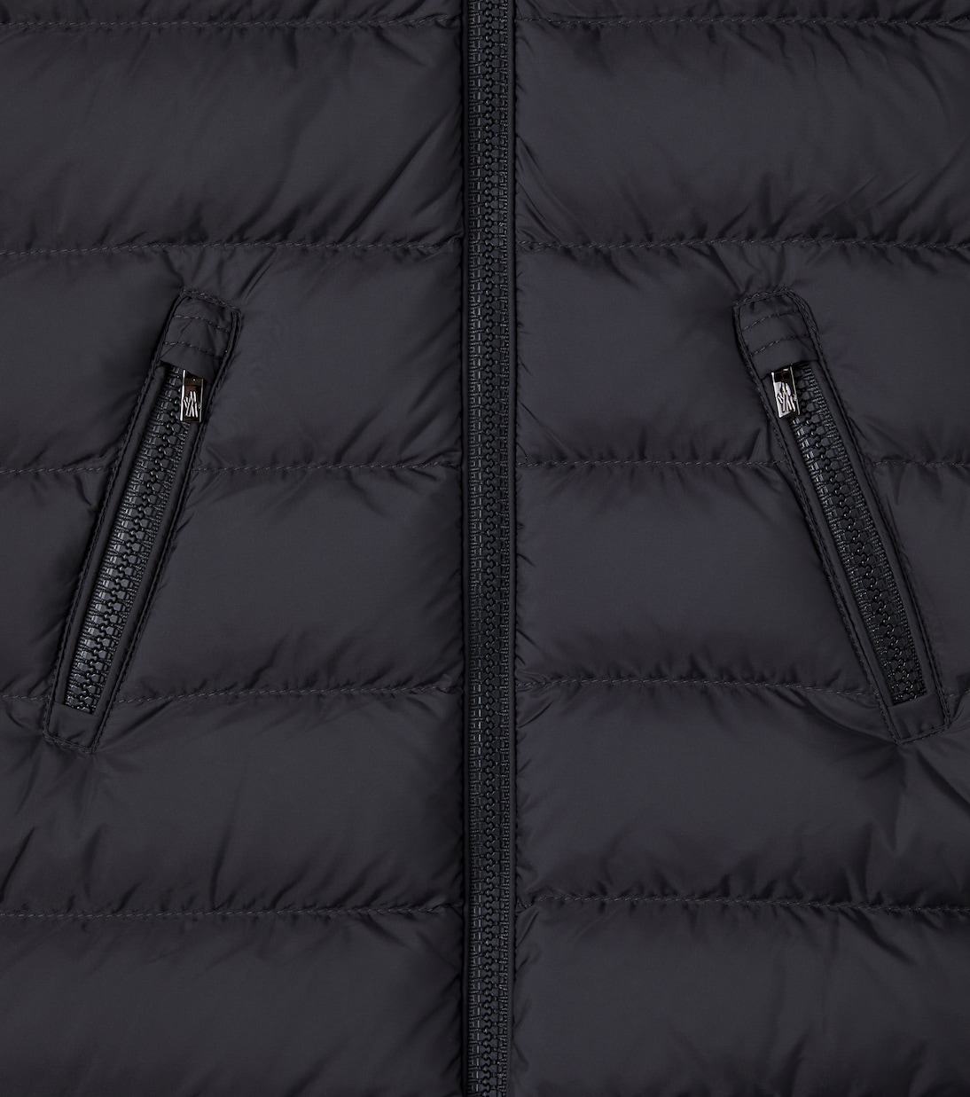 Abelle shearling-trimmed down coat | Moncler Enfant