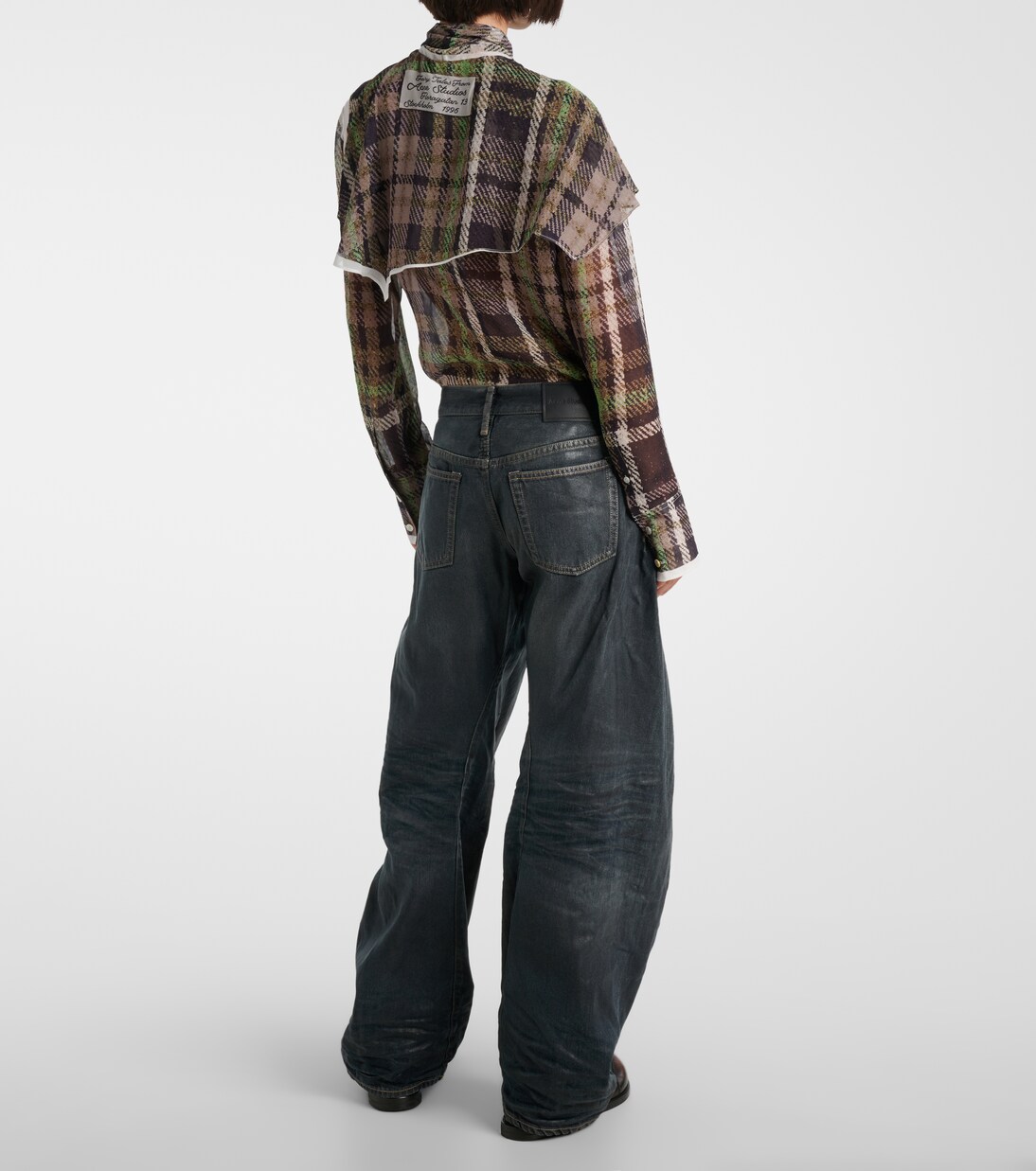 2006F distressed wide-leg jeans | Acne Studios