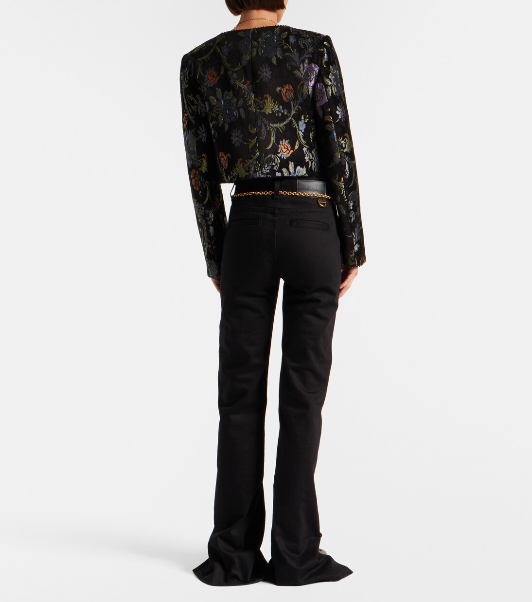 Chaqueta cropped bordada | Chloé