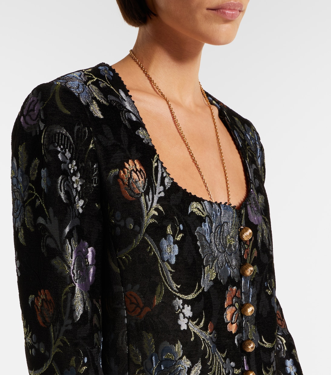 Chaqueta cropped bordada | Chloé