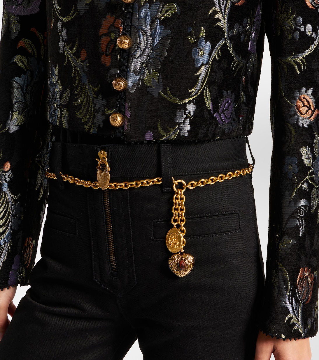 Chaqueta cropped bordada | Chloé