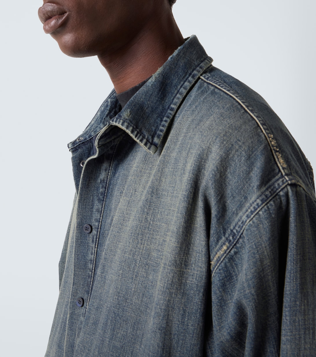 Hemdjacke aus Denim | Balenciaga