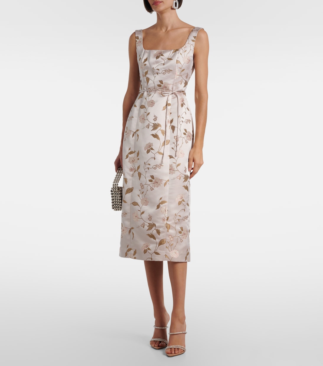 Midikleid Zoe aus Brokat | Staud