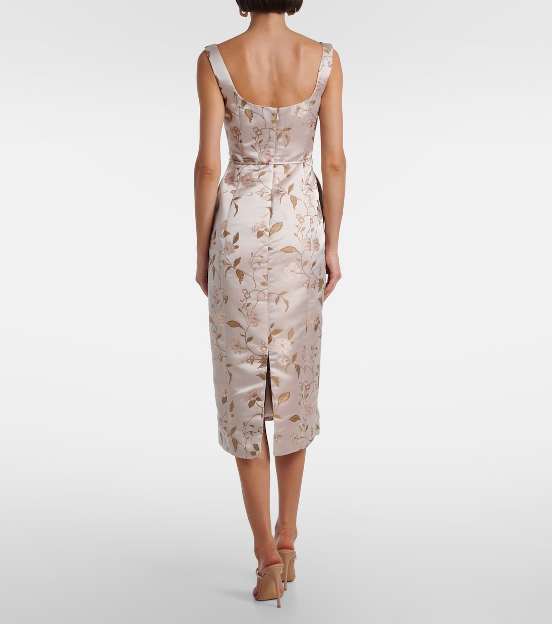 Midikleid Zoe aus Brokat | Staud