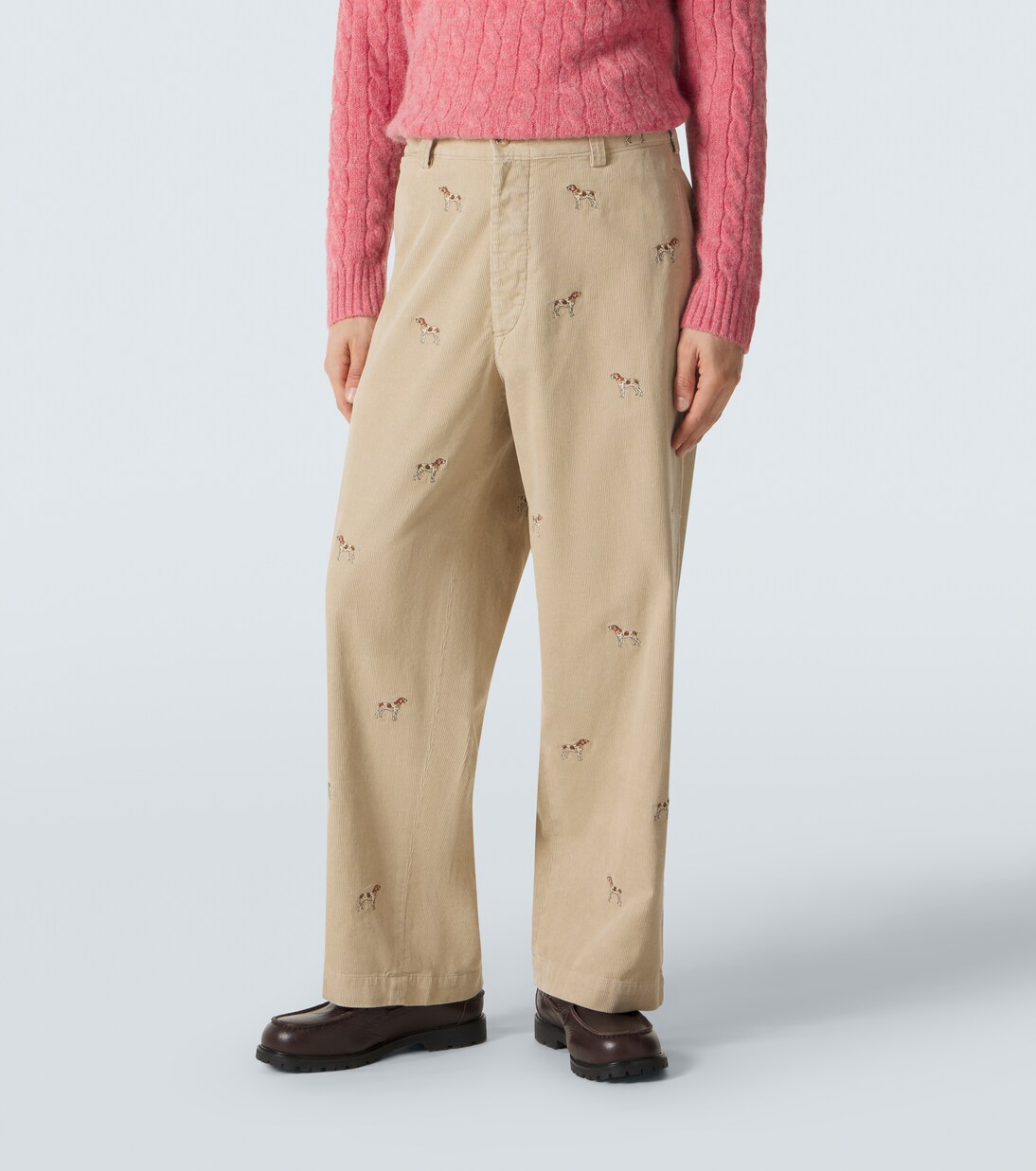 Bestickte Hose aus Baumwoll-Cord | Polo Ralph Lauren