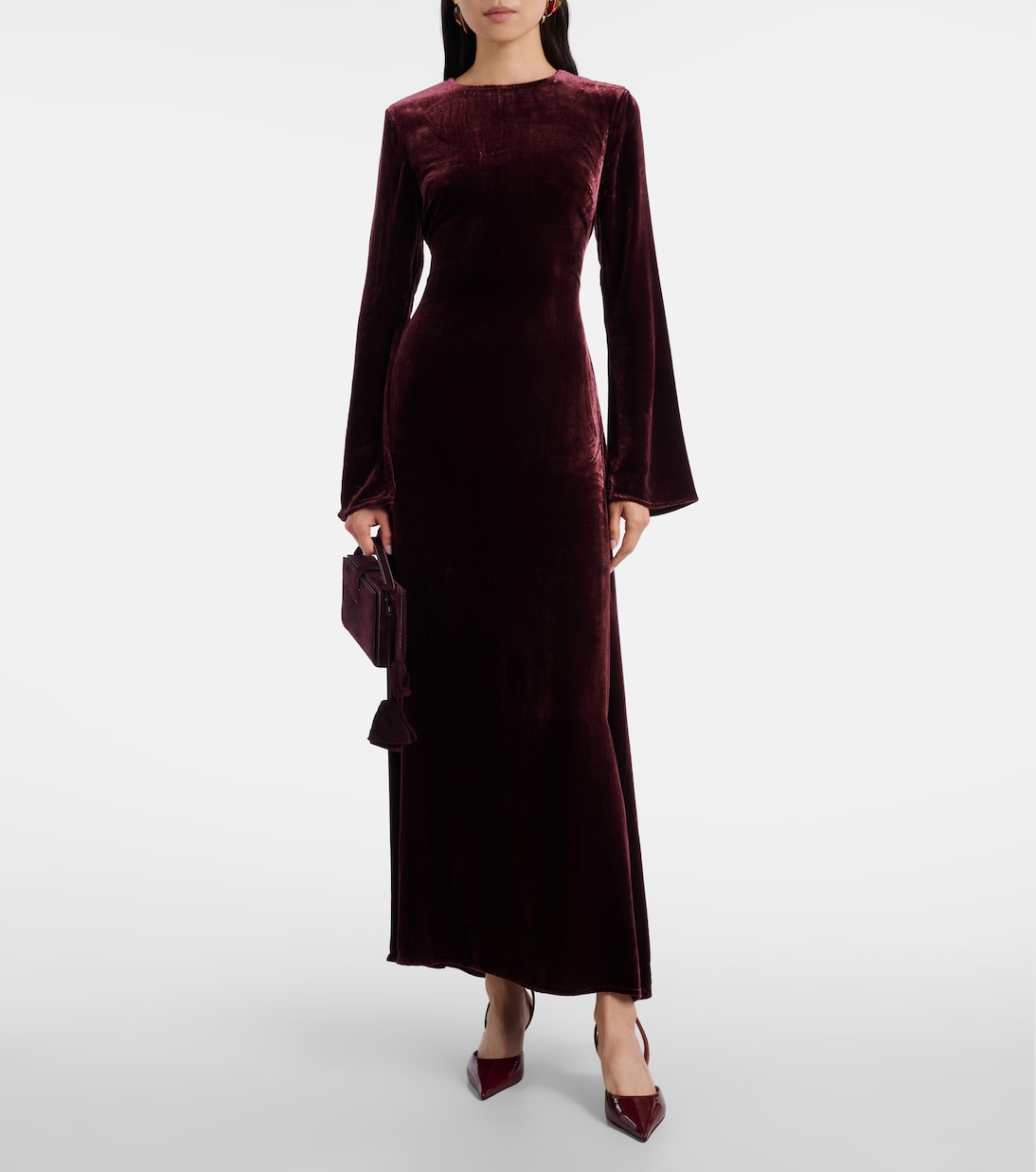 Velvet maxi dress | Rotate