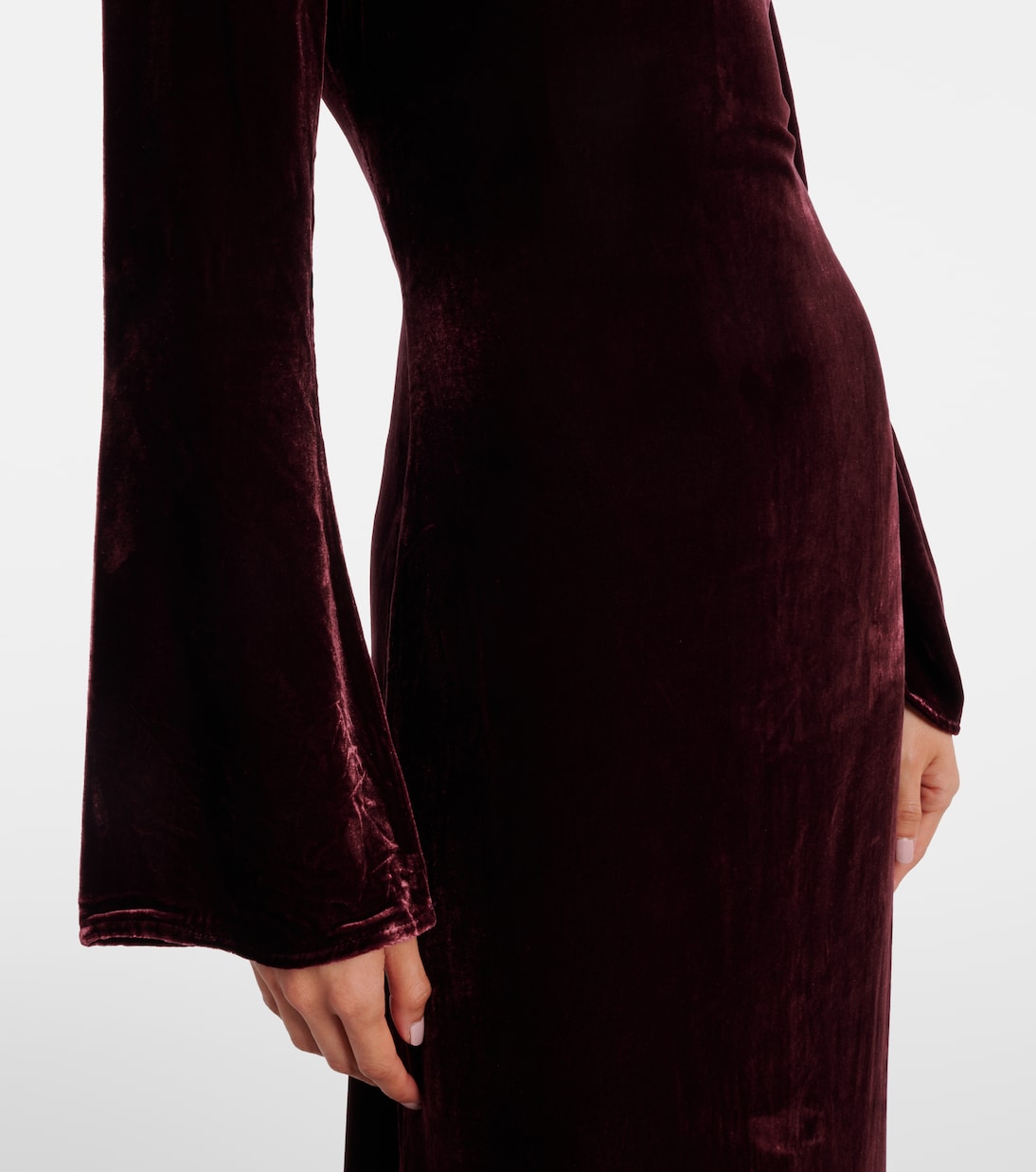 Velvet maxi dress | Rotate