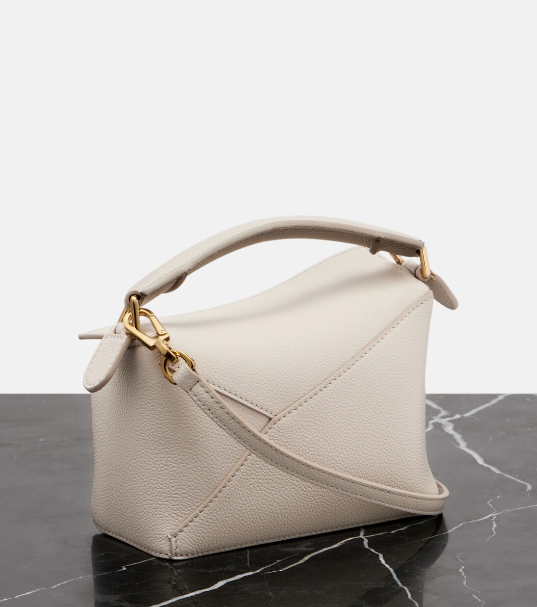 Puzzle Edge Mini leather shoulder bag | Loewe