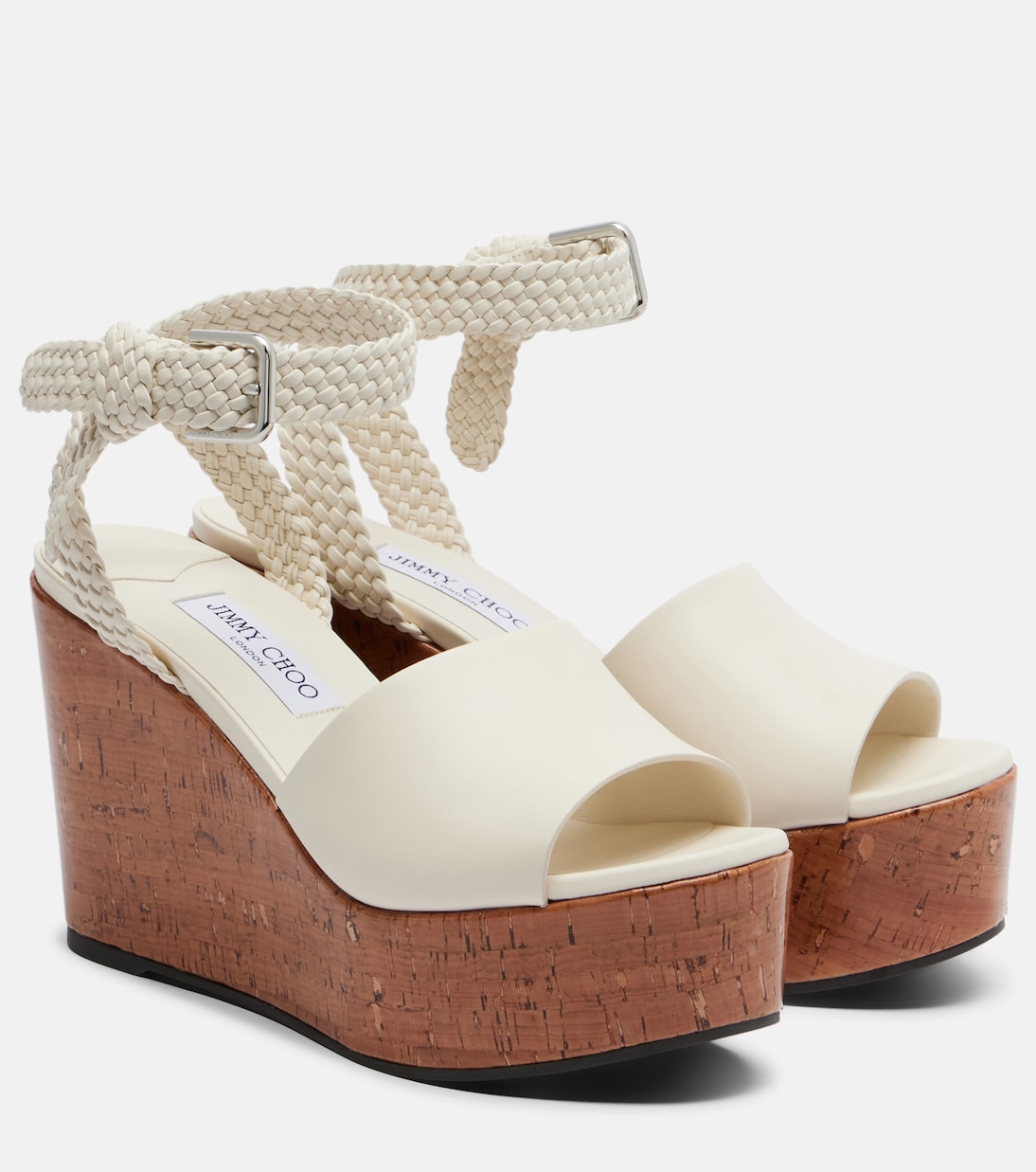 Wedge-Sandalen Jory aus Leder | Jimmy Choo